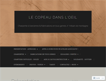 Tablet Screenshot of lecopeaudansloeil.com